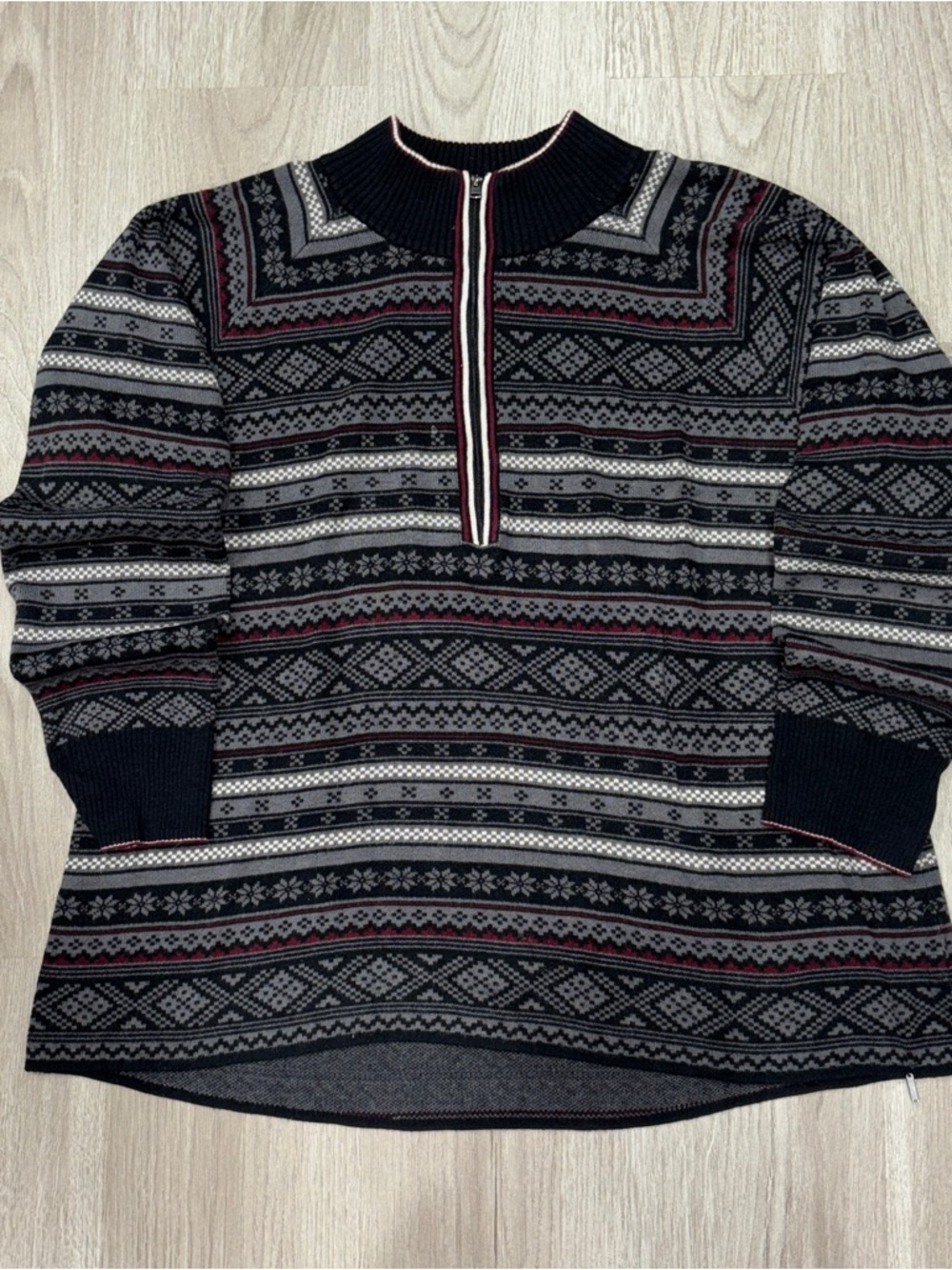Eddie Bauer Men's Quarter
Zip Sweater Size XXL